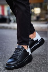 Mens Sneakers - Black White - 295 - 2