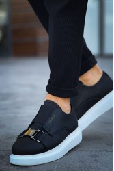 Mens Sneakers - Black White - 297