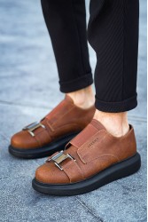 Mens Sneakers - Tan Black - 297