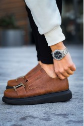Mens Sneakers - Tan Black - 297