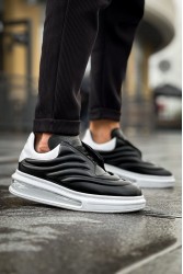 Mens Sneakers - Black White - 299