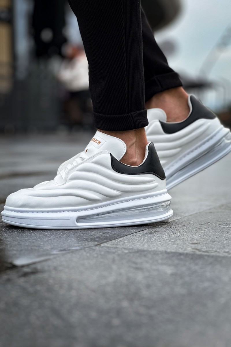 Mens Sneakers - White Black - 299