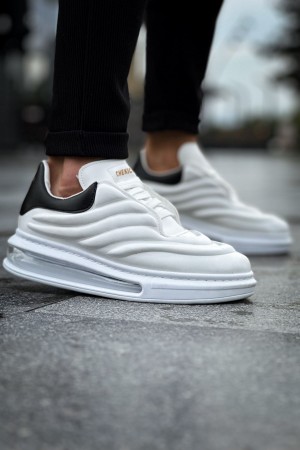 Mens Sneakers - White Black - 299