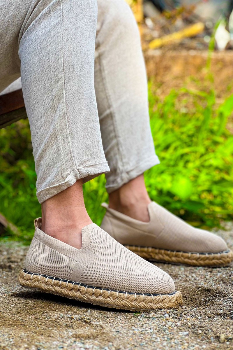 Mens Espadrilles - Beige - 305