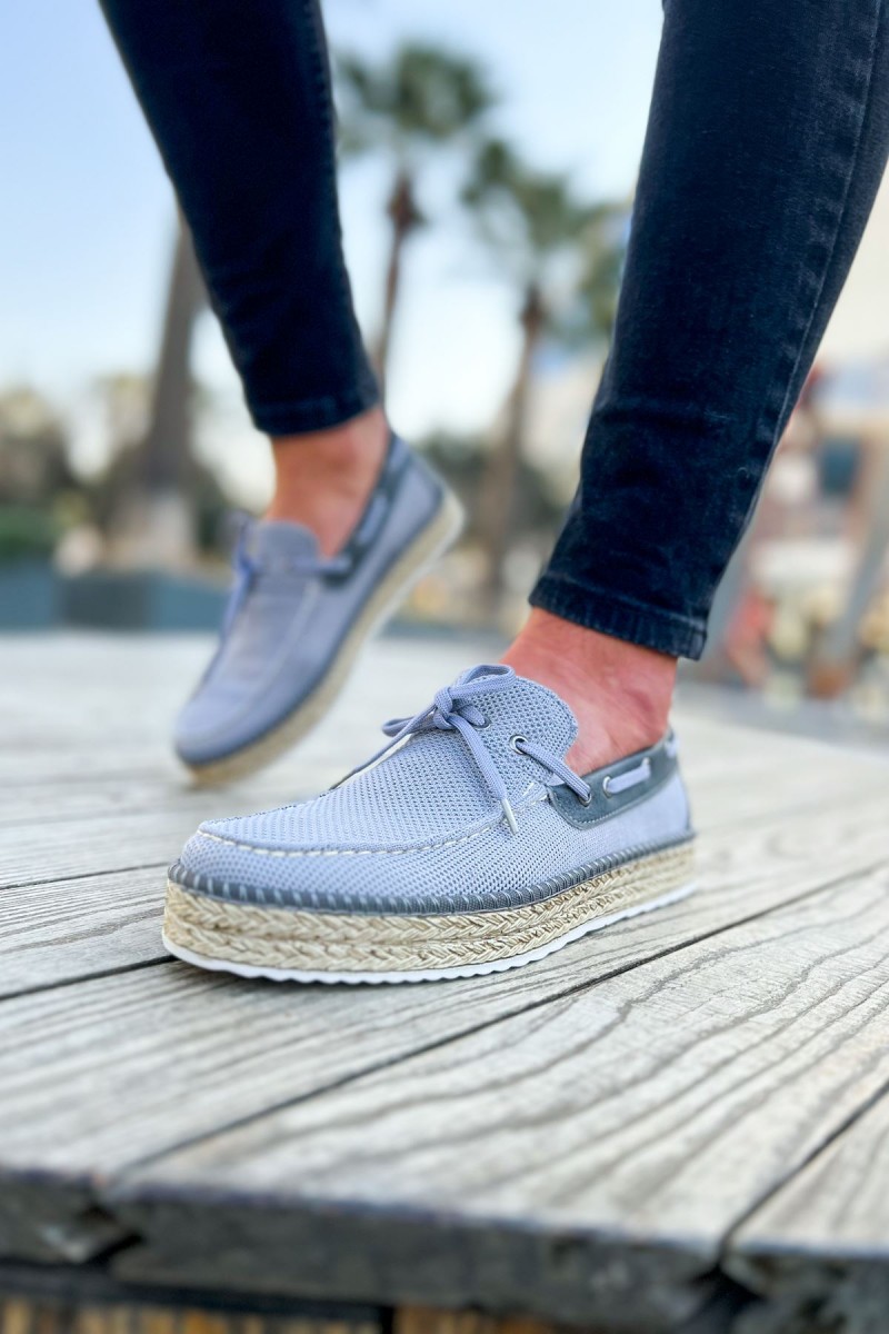 Mens Espadrilles - Anthracite - 311
