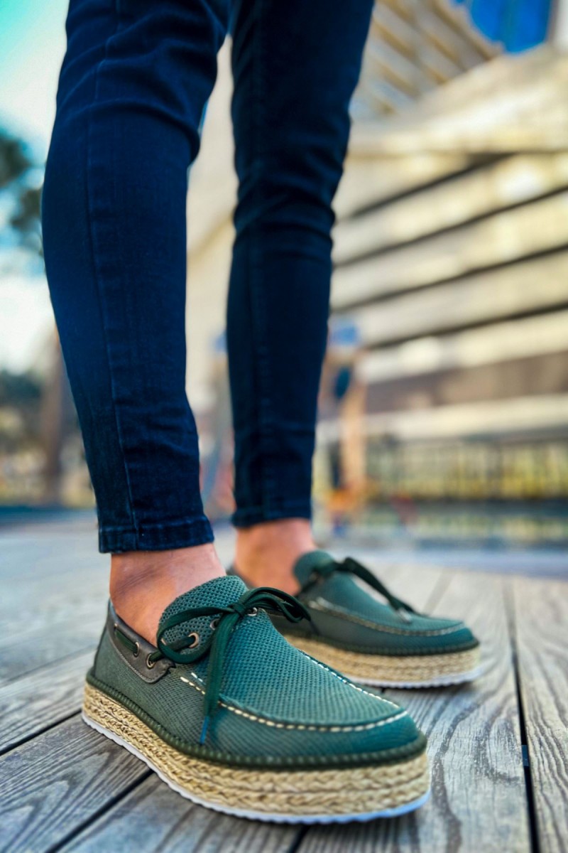 Mens Espadrilles - Khaki - 311
