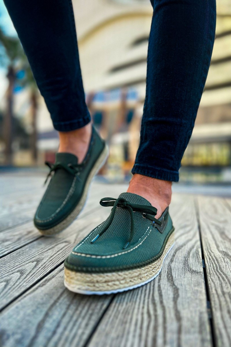 Mens Espadrilles - Khaki - 311