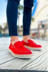 Mens Espadrilles - Red - 311