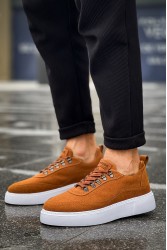 Mens Sneakers - Tan Suede - 319