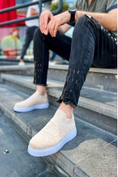 Mens Sneakers - Beige - 411