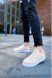 Mens Sneakers - Beige - 411
