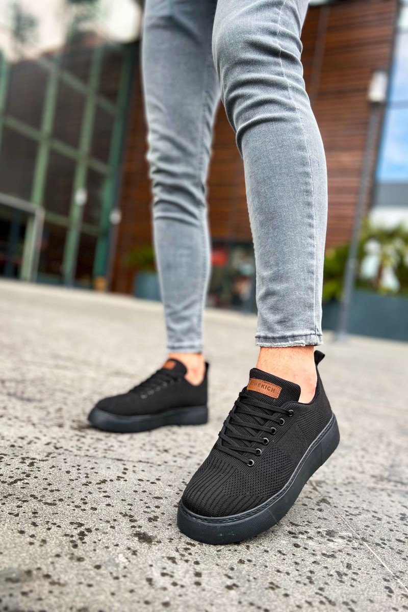 Mens Sneakers - Black - 413