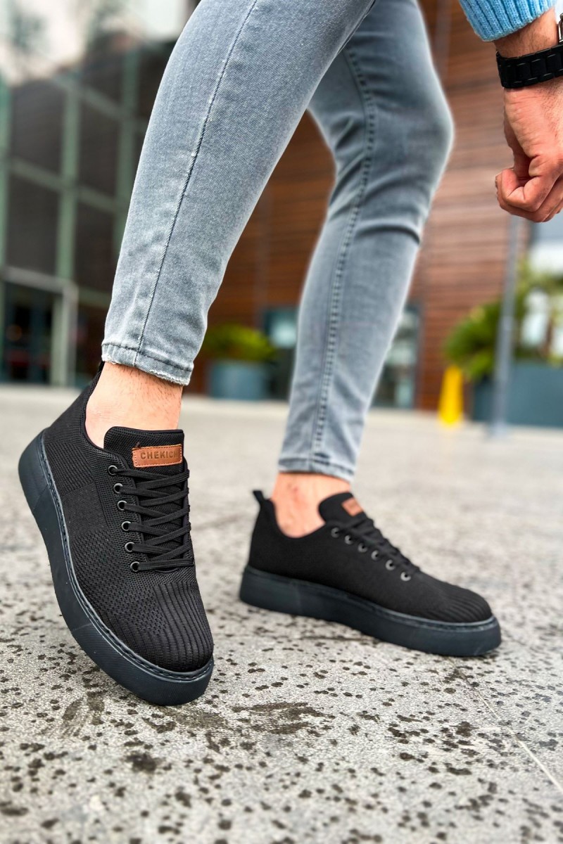 Mens Sneakers - Black - 413