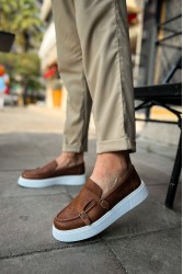 Mens Moccasin - Tan - 417