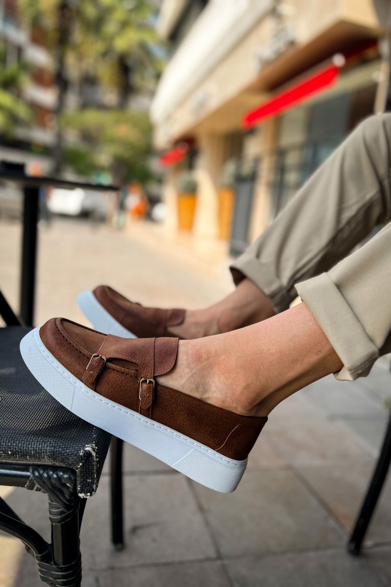 Mens Moccasin - Tan - 417