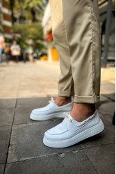Mens Classic Shoes - White - 419