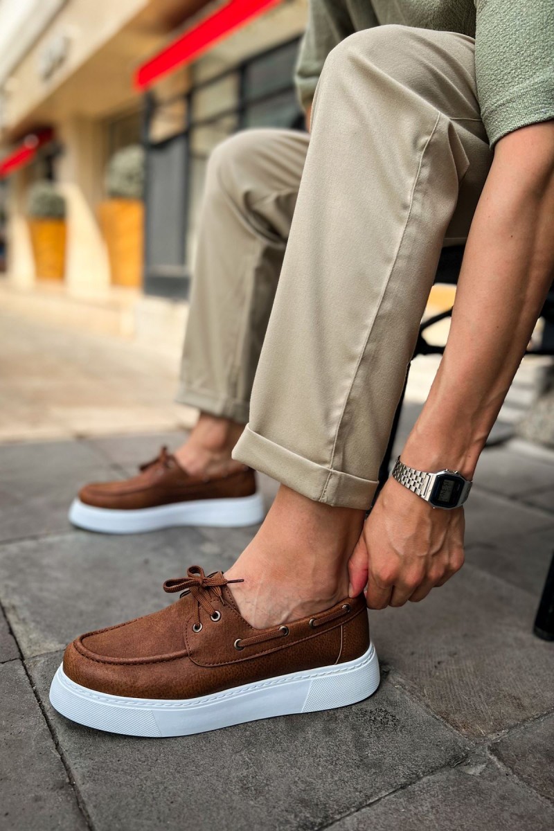 Mens Classic Shoes - Tan - 419
