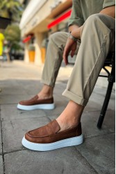 Mens Moccasin - Tan - 421