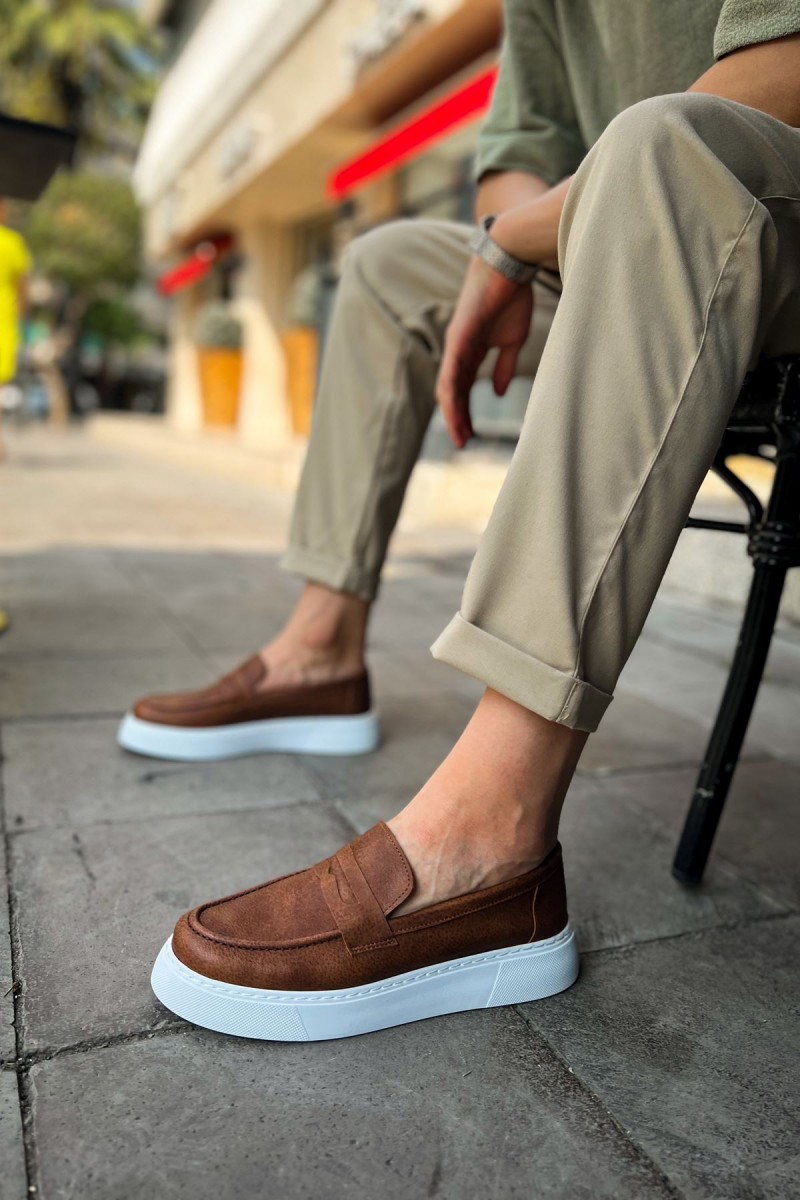 Mens Moccasin - Tan - 421