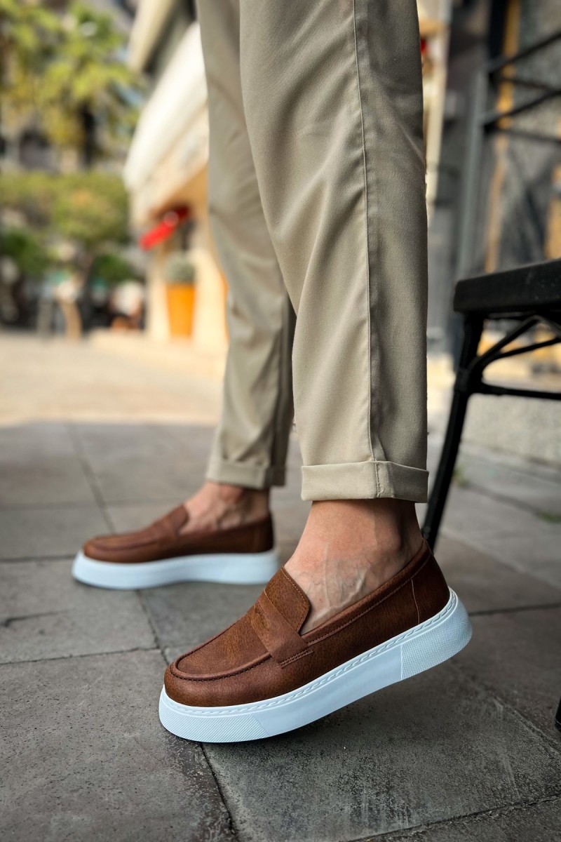 Mens Moccasin - Tan - 421