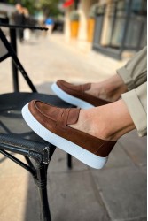 Mens Moccasin - Tan - 421