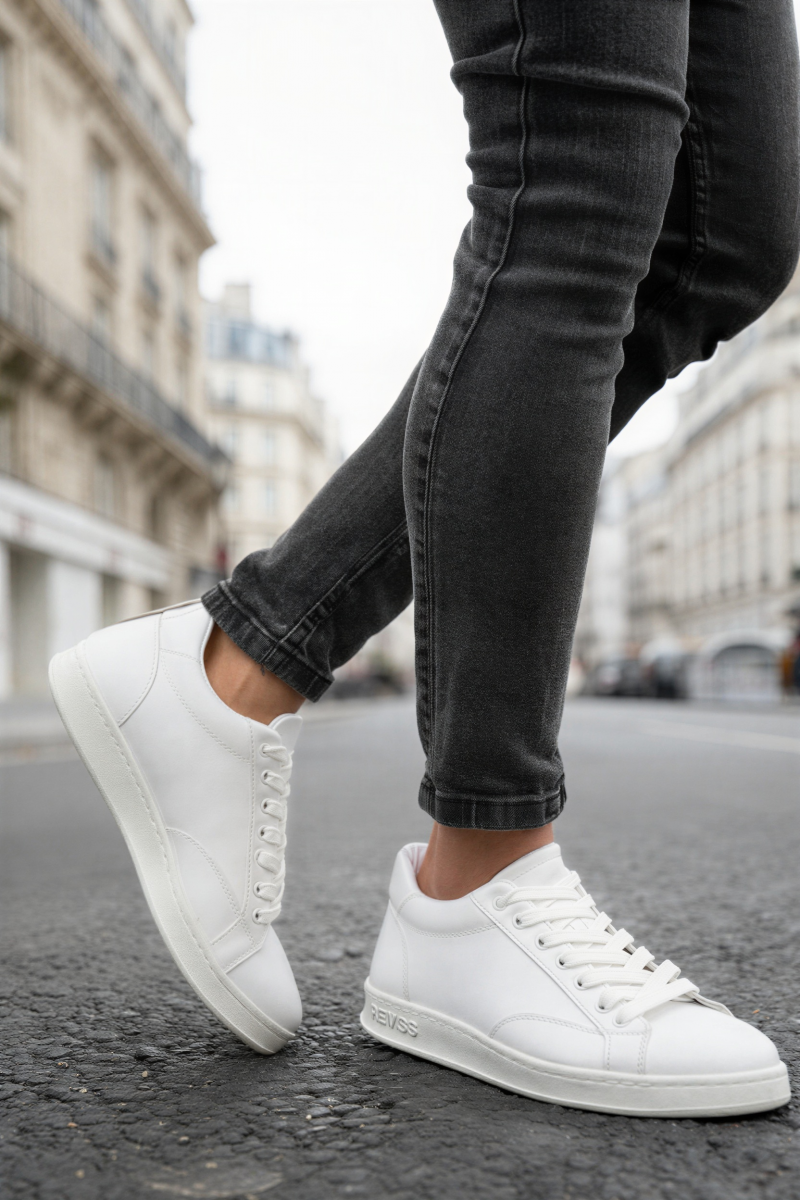 Mens Sneakers - White - 611