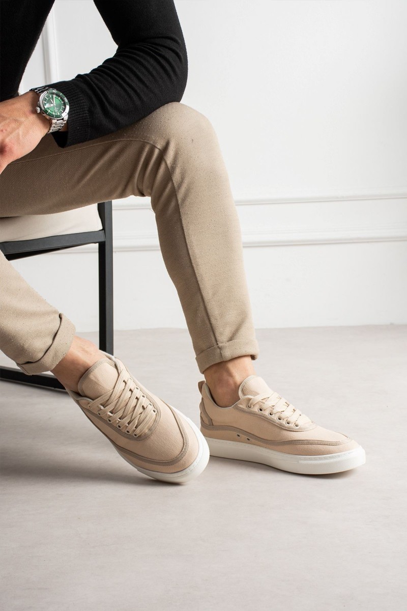 Mens Sneakers - Beige - 625