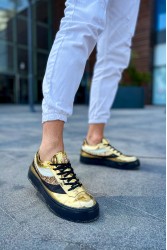 Mens Sneakers - Gold - 975