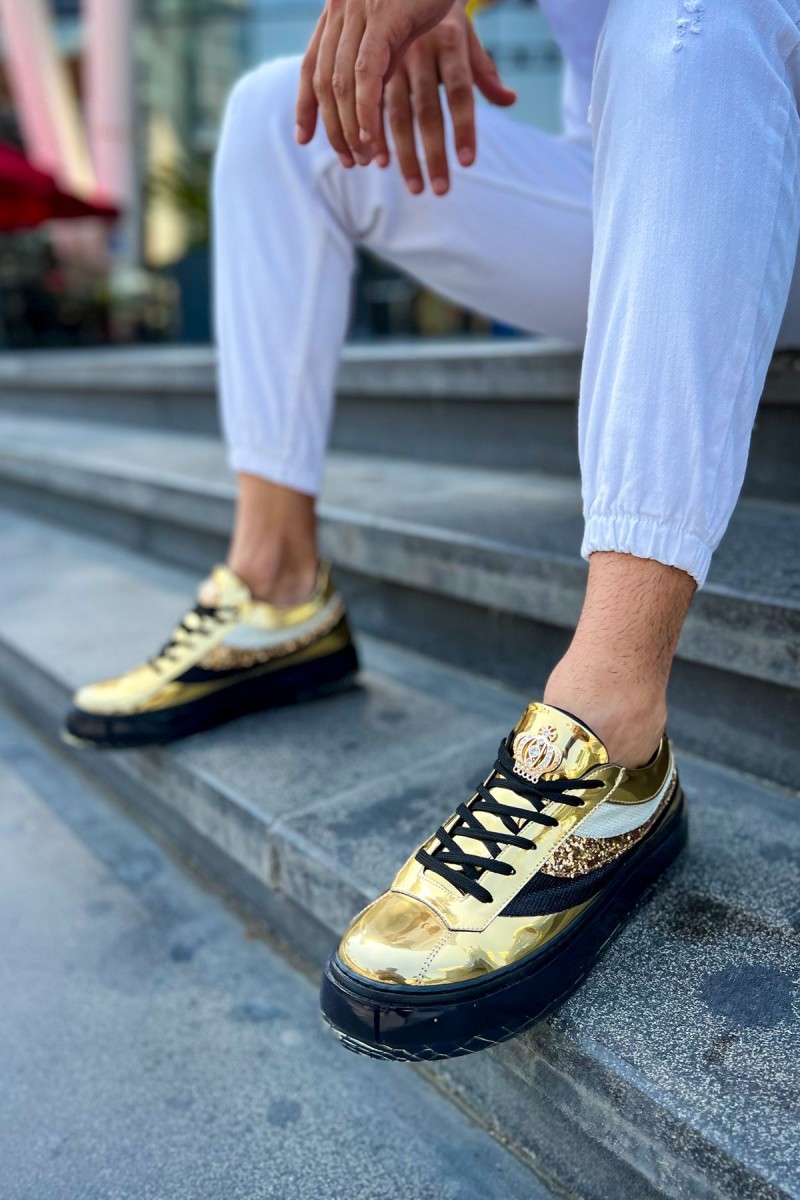 Mens Sneakers - Gold - 975