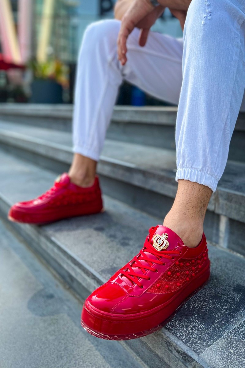 Mens Sneakers - Red - 975