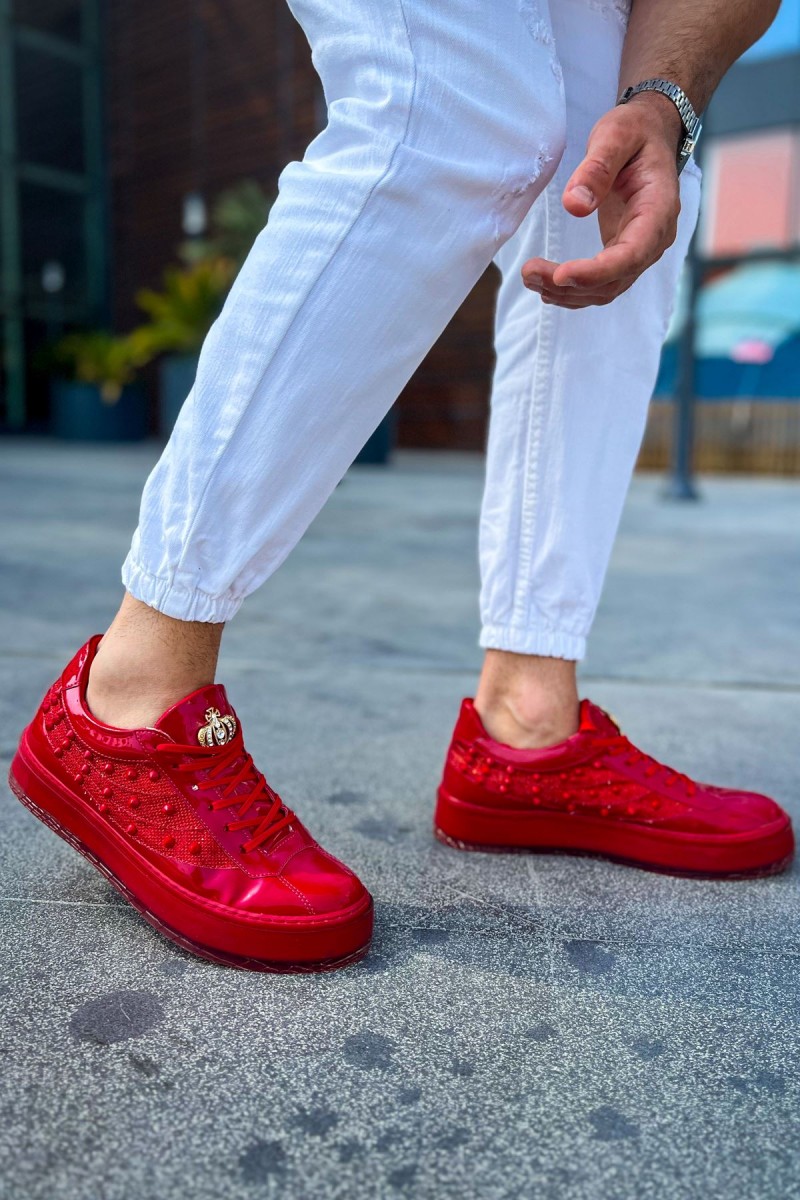 Mens Sneakers - Red - 975