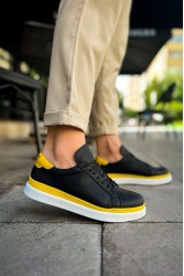 Mens Sneakers - Black Yellow - 979