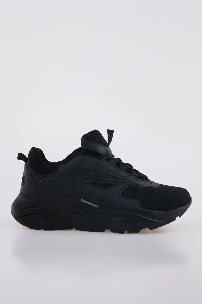 Mens Sneakers - Full Black - DS.MJ1838