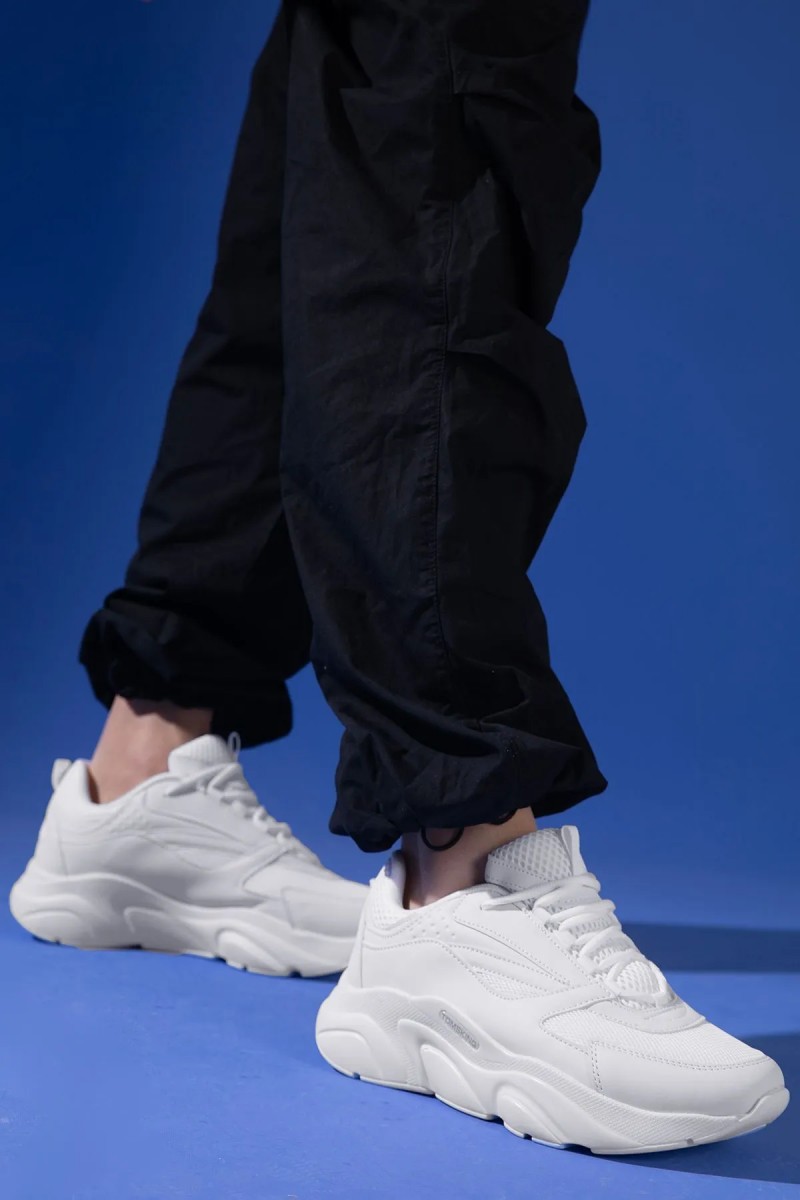 Mens Sneakers - Full White - DS.MJ1838