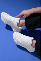 Mens Sneakers - Full White - DS.MJ1838