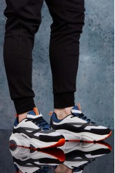 Mens Sneakers - White Blue - DS.MJ1838