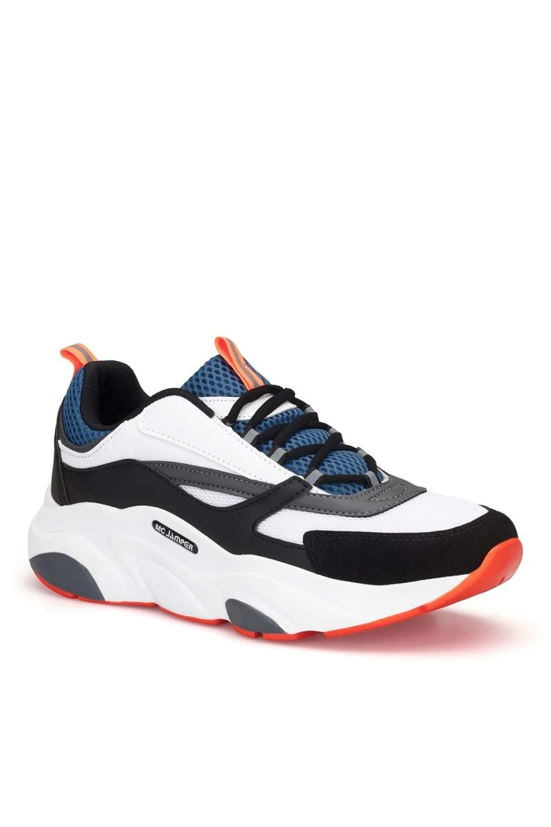 Mens Sneakers - White Blue - DS.MJ1838