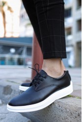 Mens Sneakers - Black White - 001