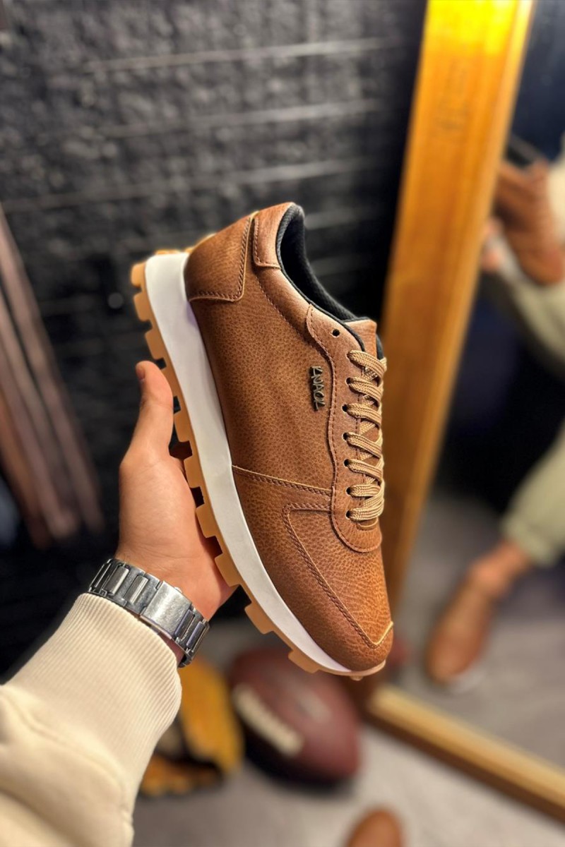 Mens Sneakers - Tan - 002