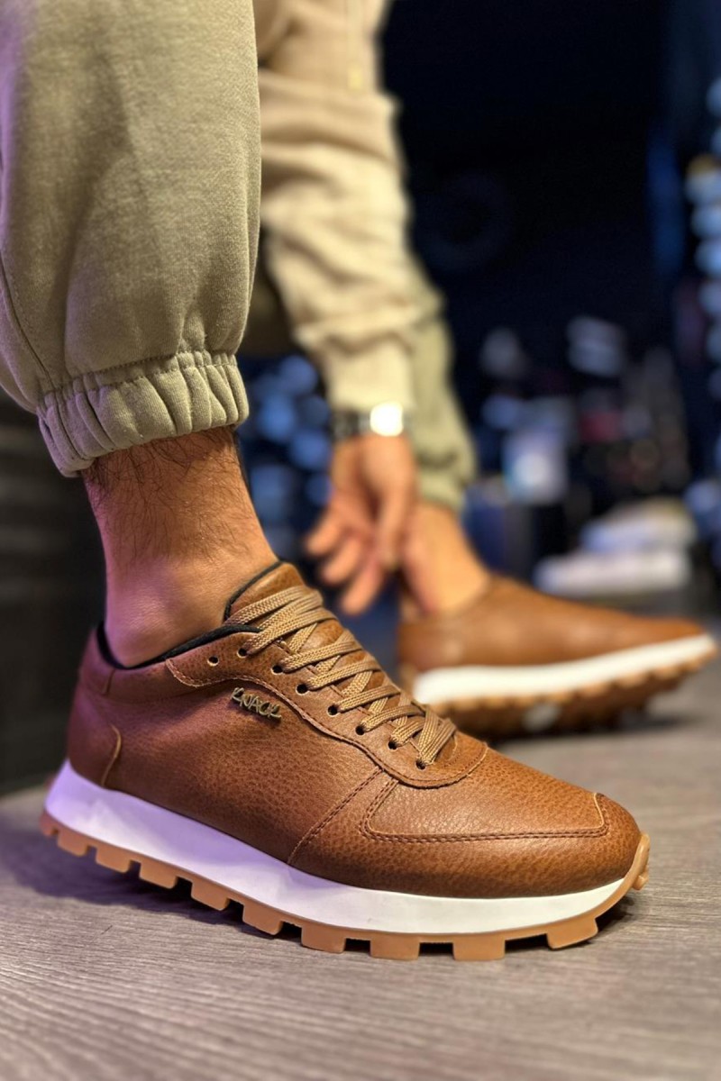 Mens Sneakers - Tan - 002