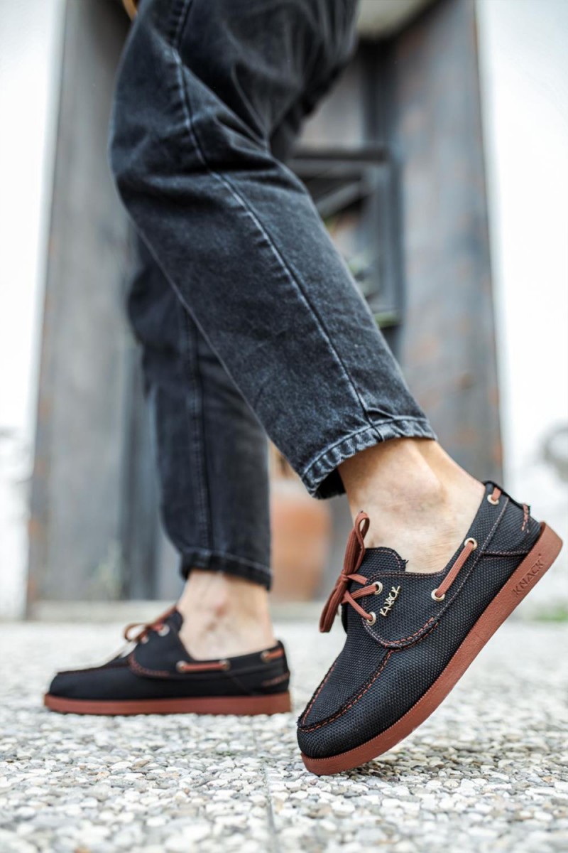 Mens Sneakers - Tan Black - 008