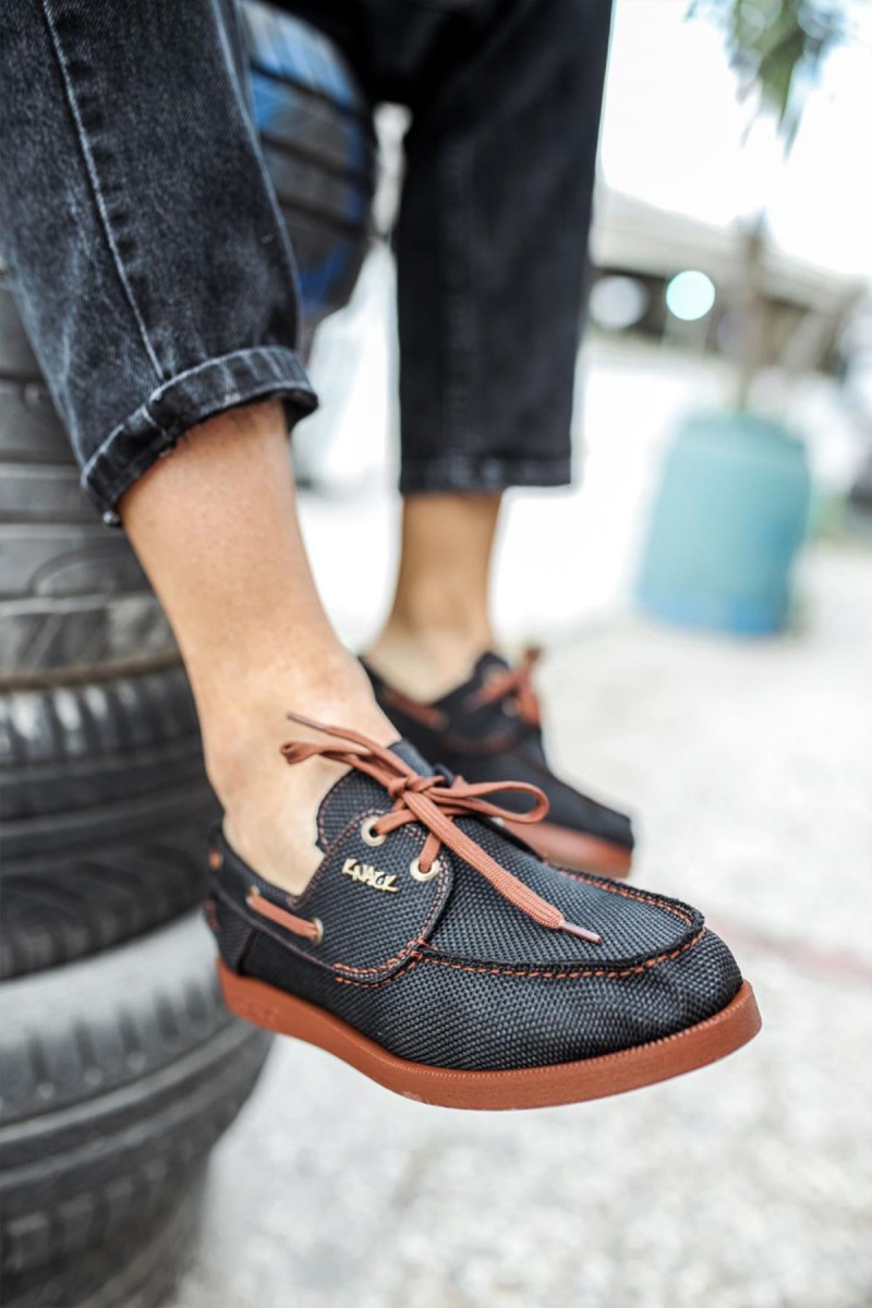 Mens Sneakers - Tan Black - 008