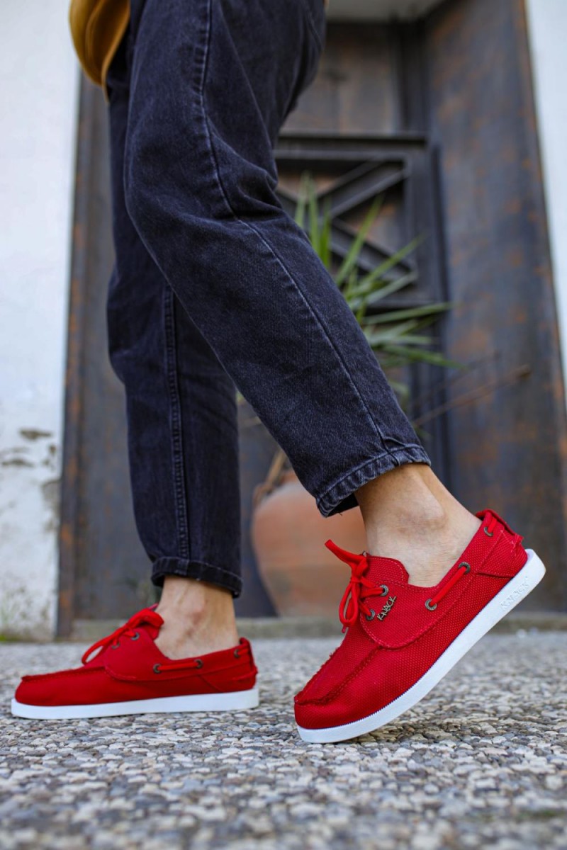 Mens Sneakers - Red - 008