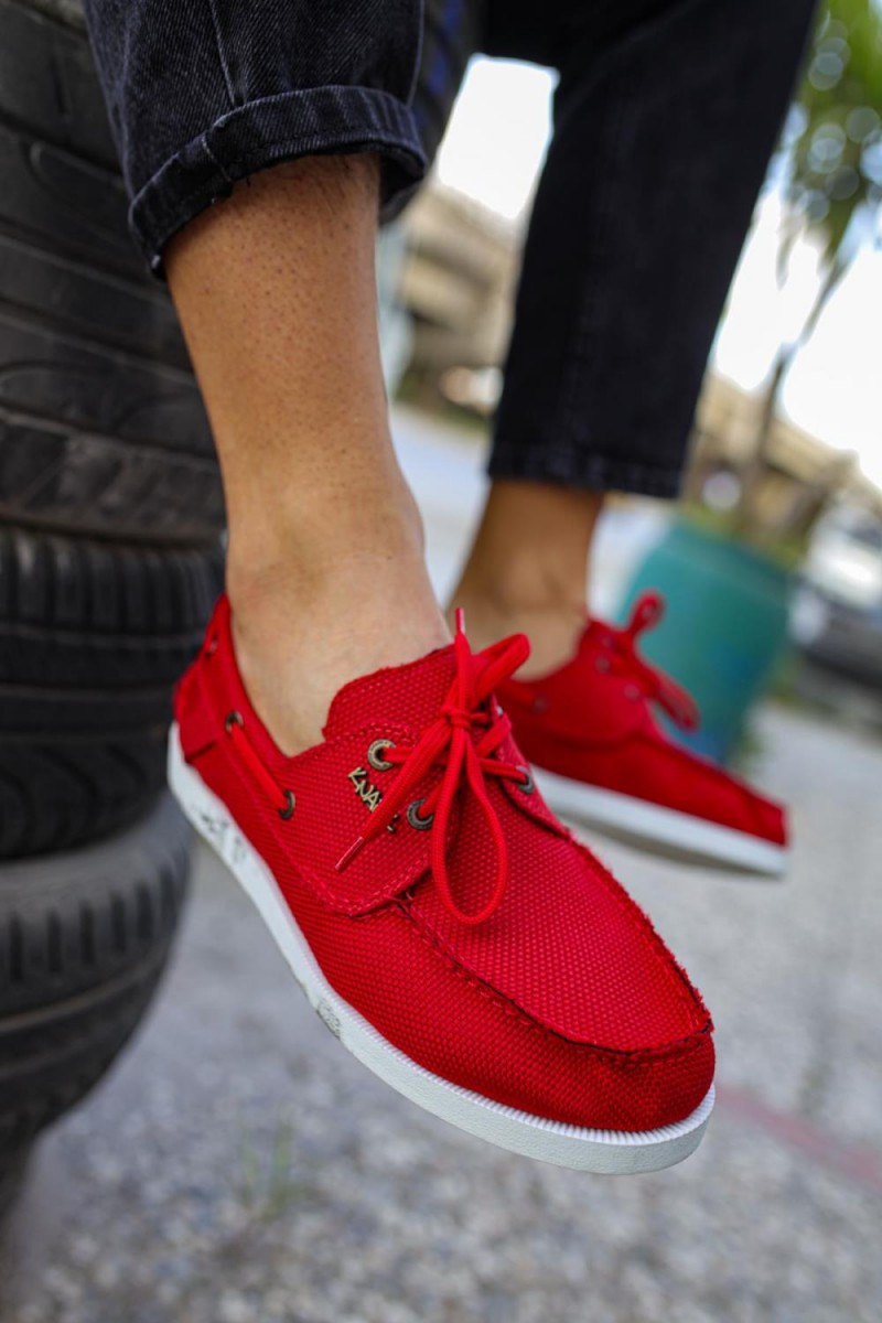 Mens Sneakers - Red - 008
