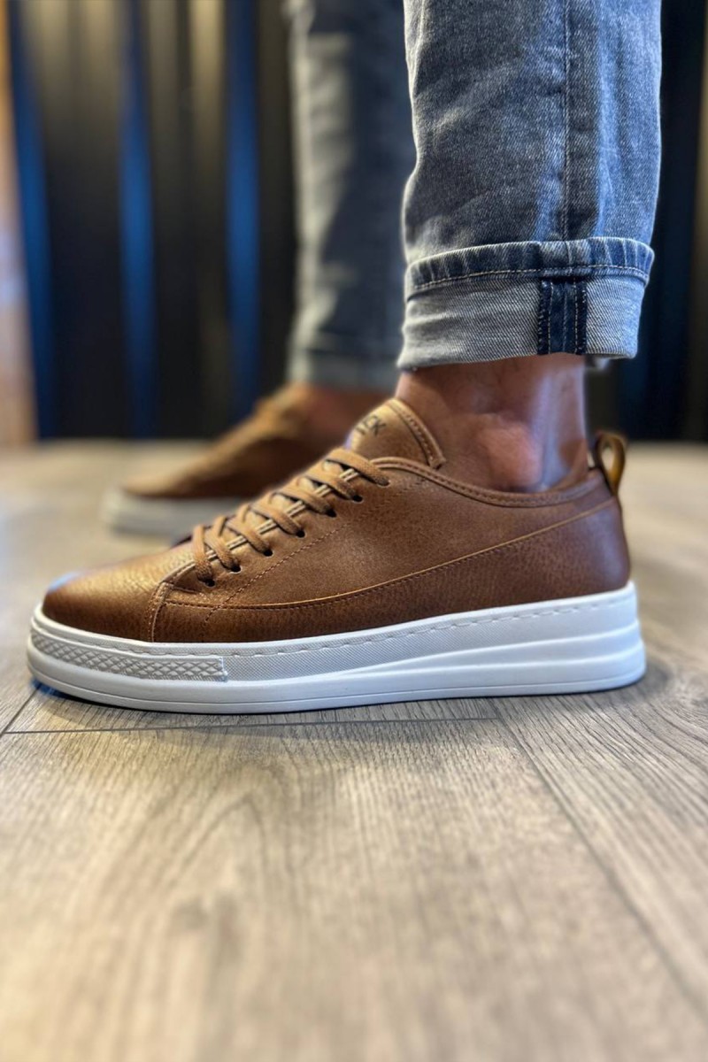 Mens Sneakers - Tan - 010