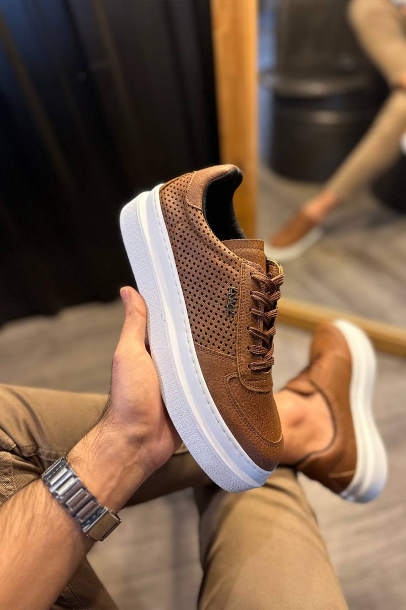 Mens Casual Shoes - Tan - 013