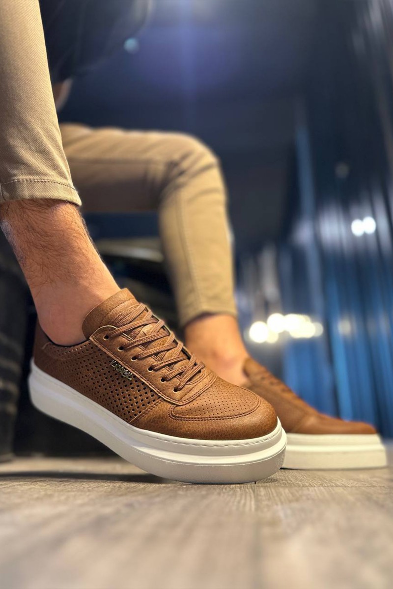Mens Casual Shoes - Tan - 013