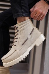 Mens Boots - Stone - 020 Mens Boots - Stone - 020