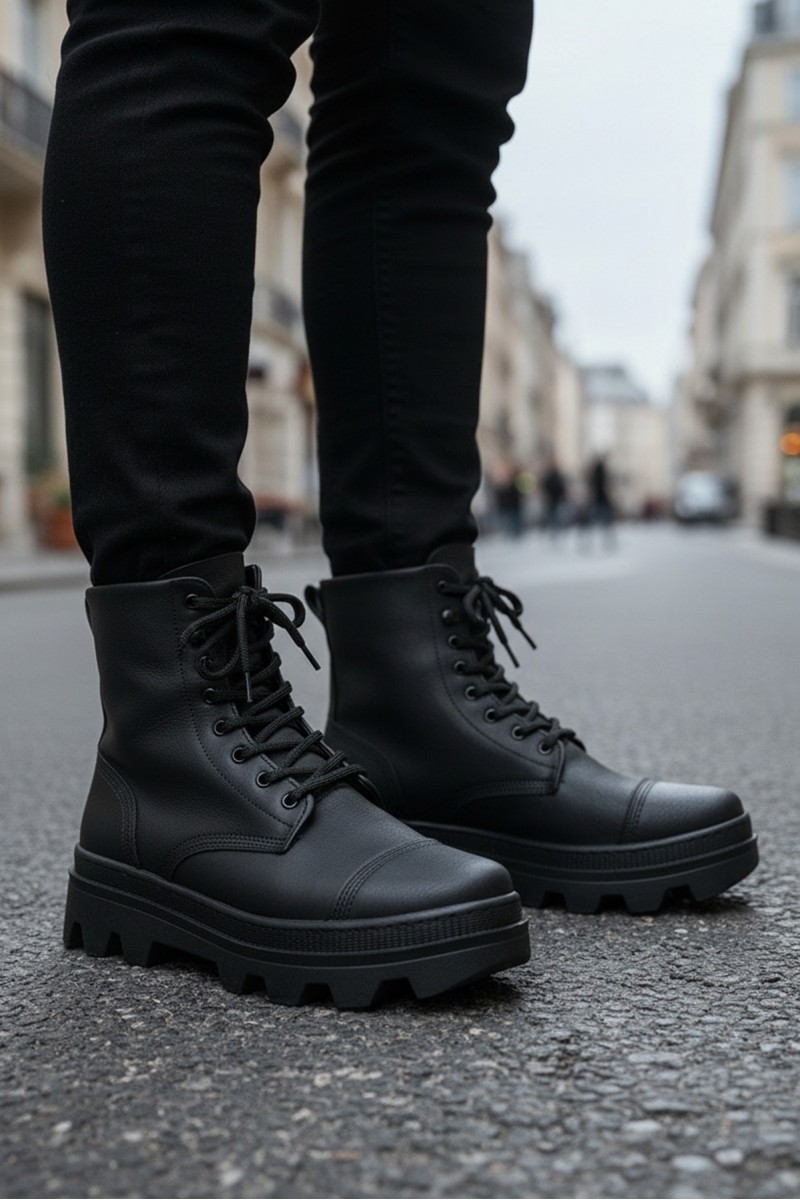 Mens Boots - Black - 023
