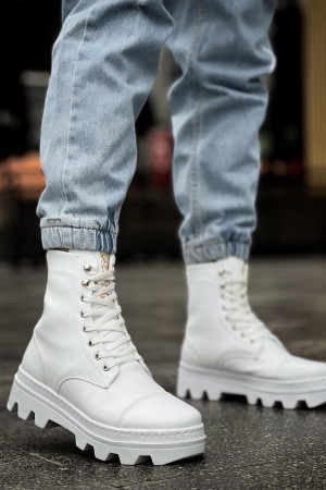Men’s Boots - White - 023